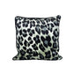 Leopard Crown Velvet Cushion - Victoria Jane