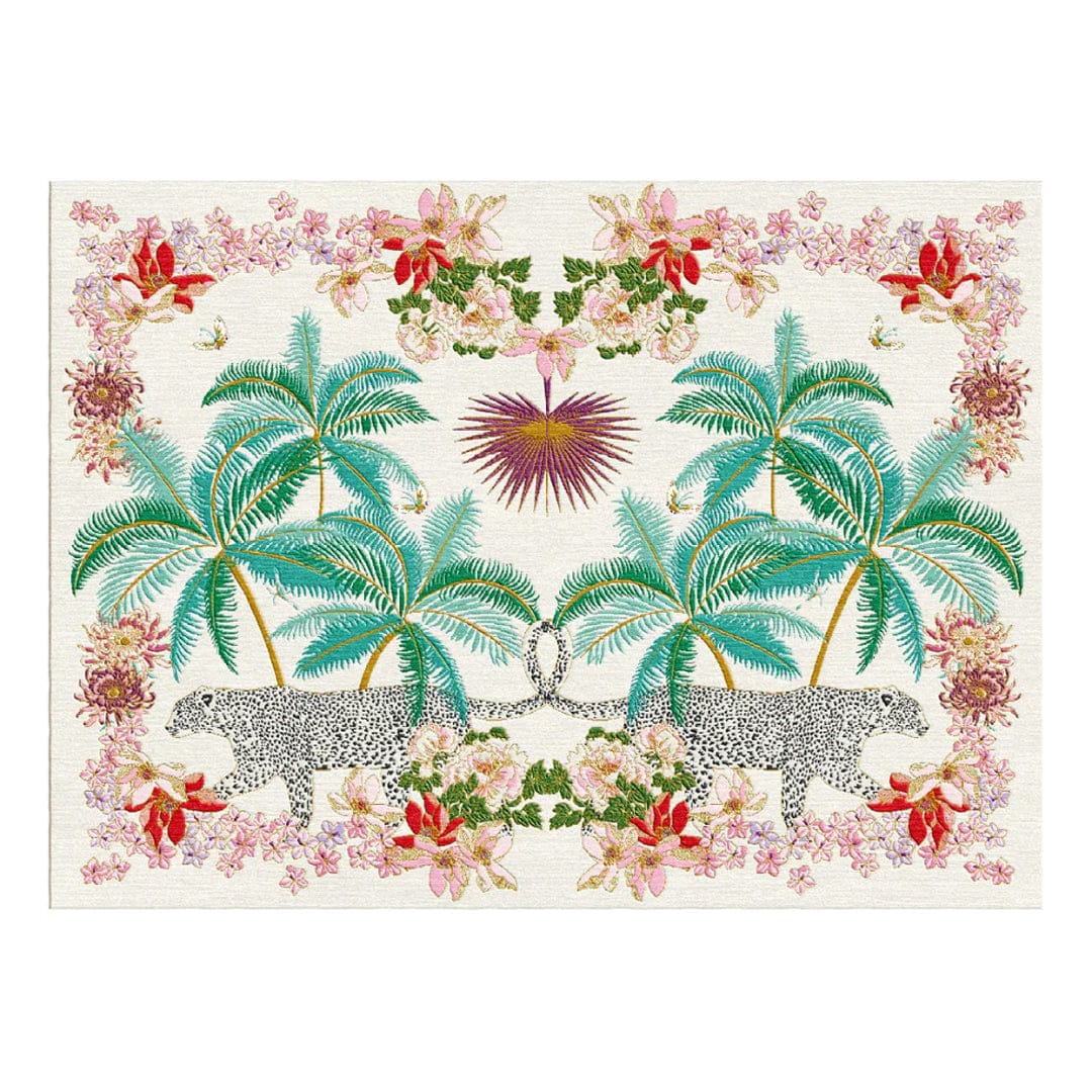 Wendy Morrison Rug - Leopard Palms Light