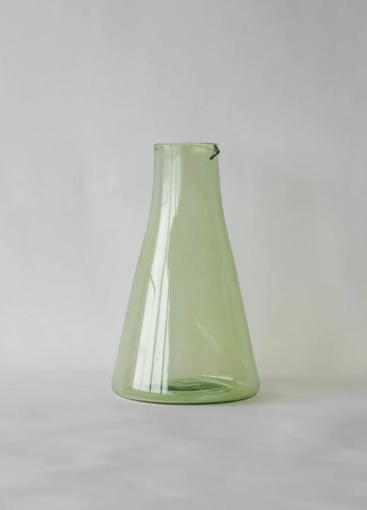 Monmouth Glass Carafe - Olive