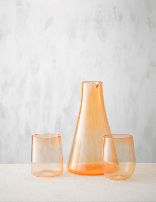 Monmouth Glass Carafe - Orange