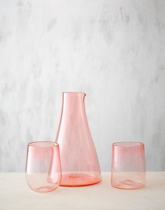 Monmouth Glass Carafe - Apricot