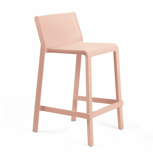 rosa pink kitchen bench in polyproeline