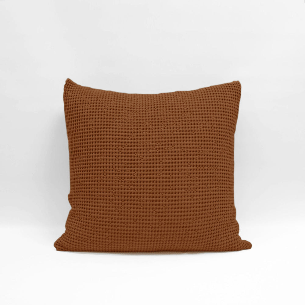 Bliss Stonewashed Cotton Waffle Euro Pillow