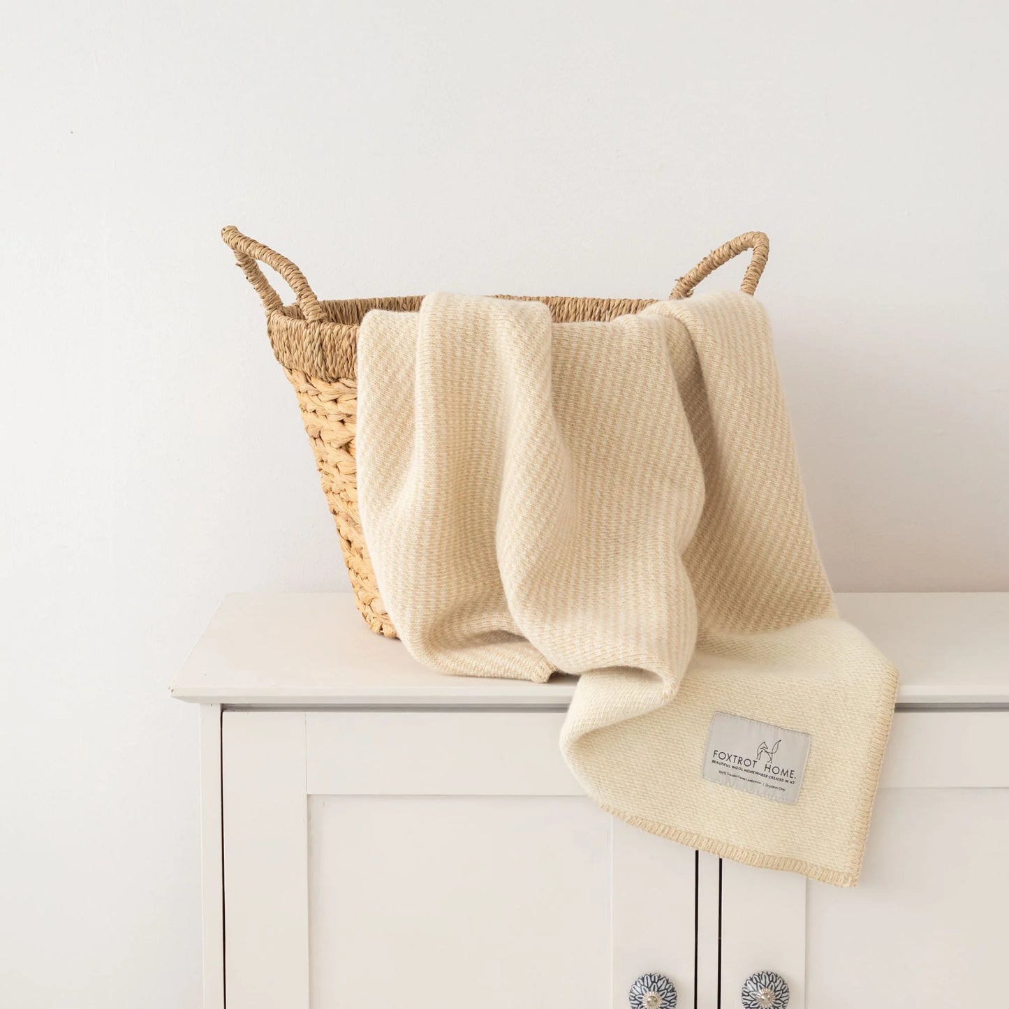 Baby Wool Blanket NZ Wool - Geometric