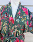 Paradise Diamond Kimono Robe - Ivy
