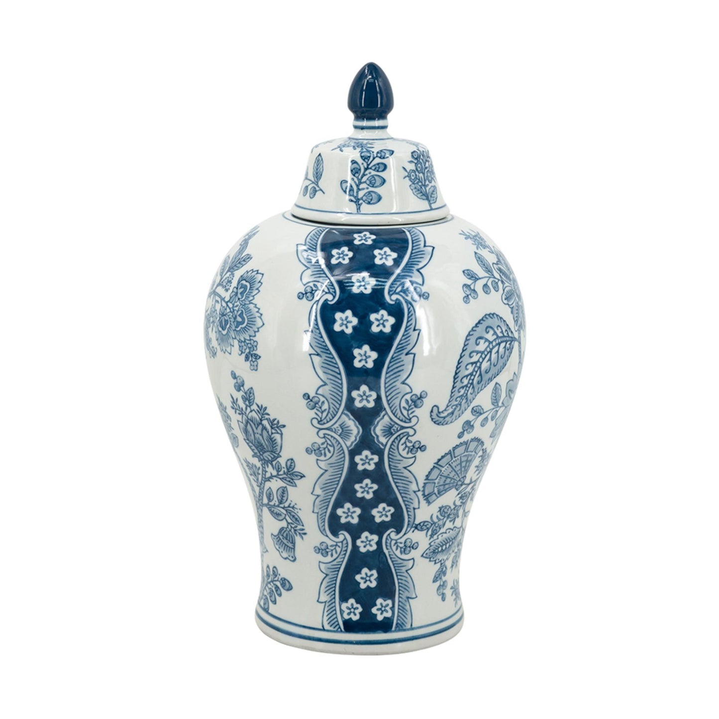 Porcelain Blue and White Ginger Jar