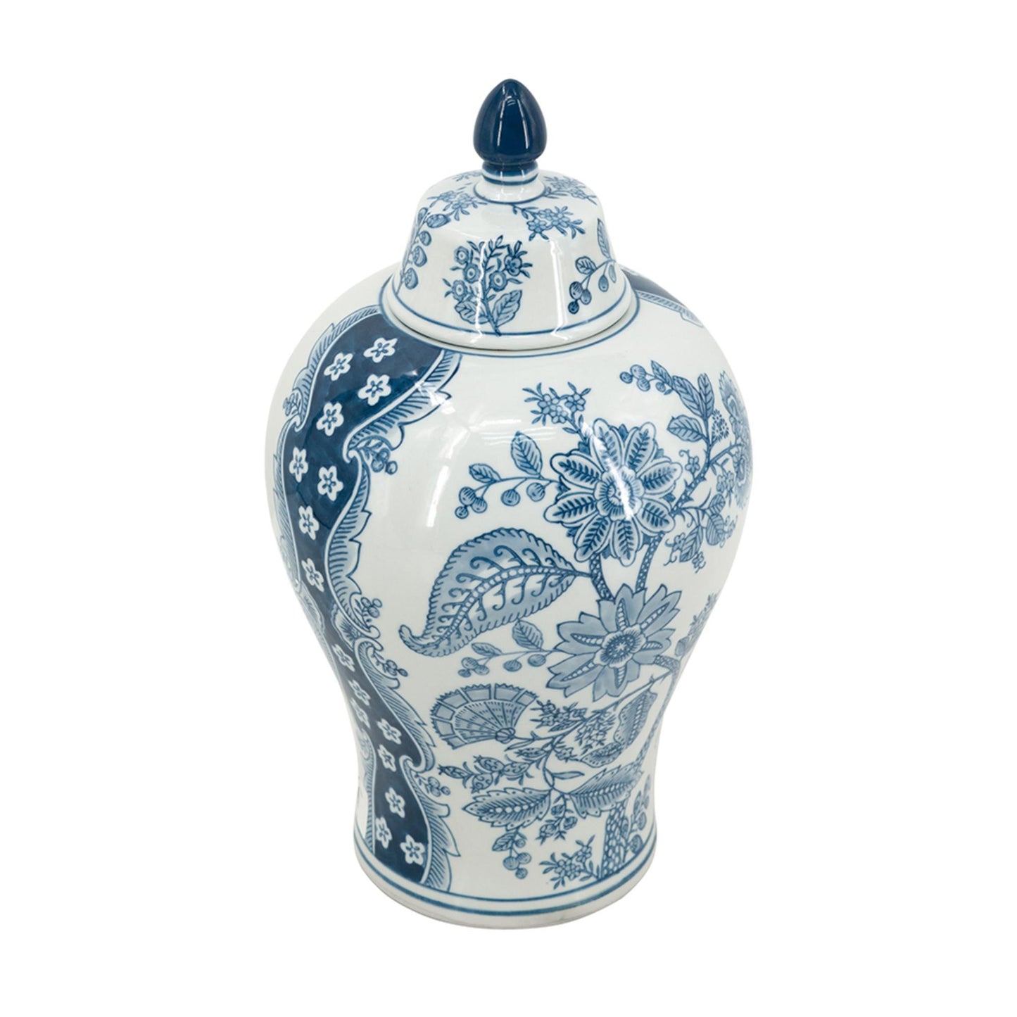 Porcelain Blue and White Ginger Jar