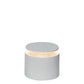 Cylindrical light fixture on a white background