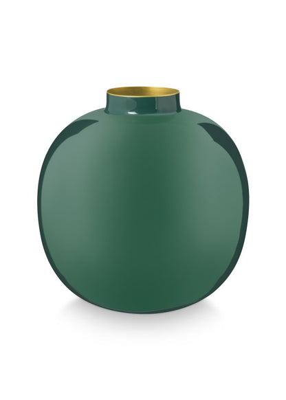 Round Metal Vase 23cm