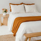 Ribbed NZ Wool Throw Blanket