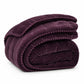 Pin & Cruz Velvet Comforter from Seneca - Aubergine