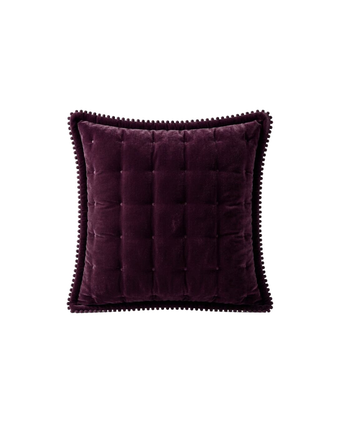 Pin & Cruz Velvet Comforter from Seneca - Aubergine