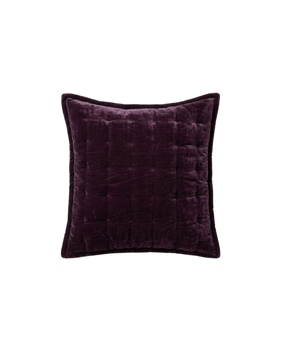 Pin & Cruz Velvet Comforter from Seneca - Aubergine