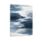 Serene Blue Waves - Abstract Art Print