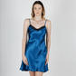 Short Silk Lace Chemise - Carmen Kirstein Designer Sleepwear