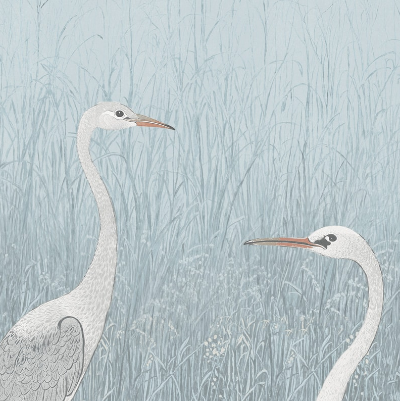 Stillwater Heron Fabric