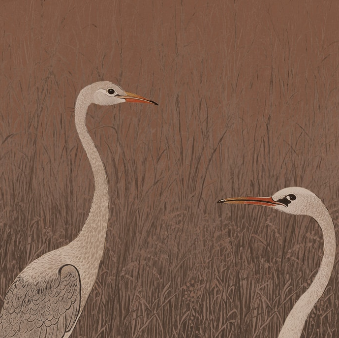 Stillwater Heron Fabric