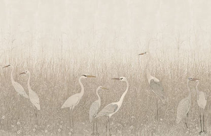 Stillwater Herons Wallpaper Mural