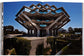 Geisel Library at UC San Diego with a clear blue sky