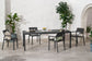 Trill Rio 140 ALU Outdoor Dining Set (6-Seater) by Nardi