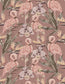 Tropical Shore Flamingo Wallpaper Mural