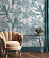 Tropical Shore Flamingo Wallpaper Mural