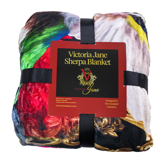 Jungle Jive Sherpa Blanket - Victoria Jane