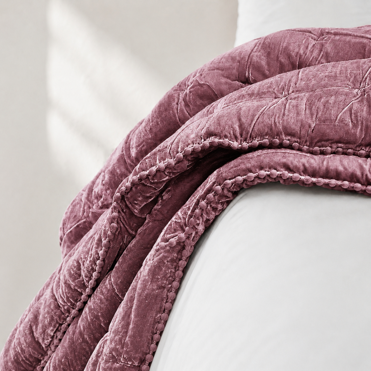 Cruz Velvet Coverlet and Comforters - Seneca