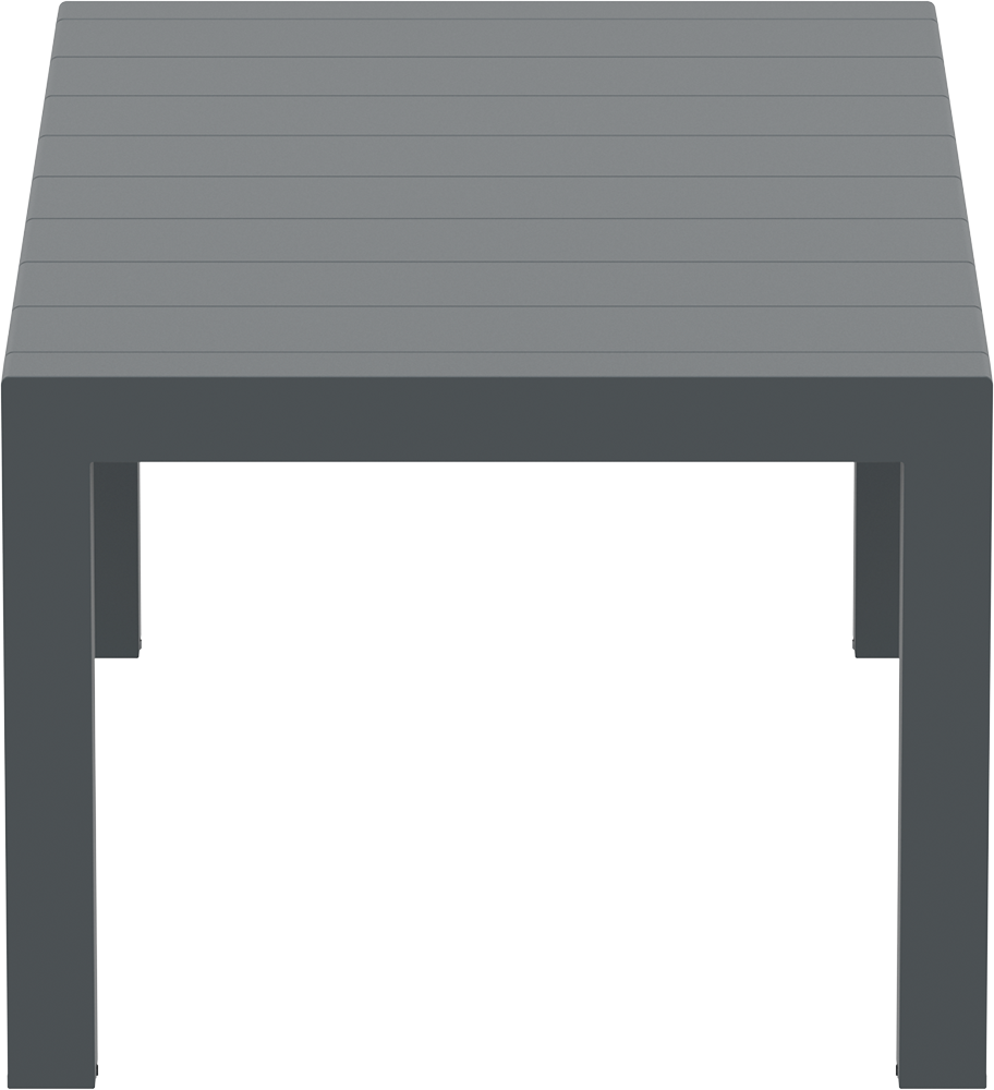 Gray outdoor table on a white background