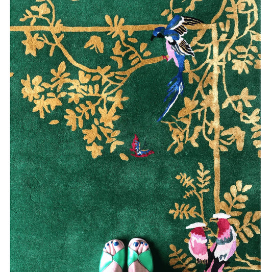 Wendy Morrison Rug - Jardin De Orient Green