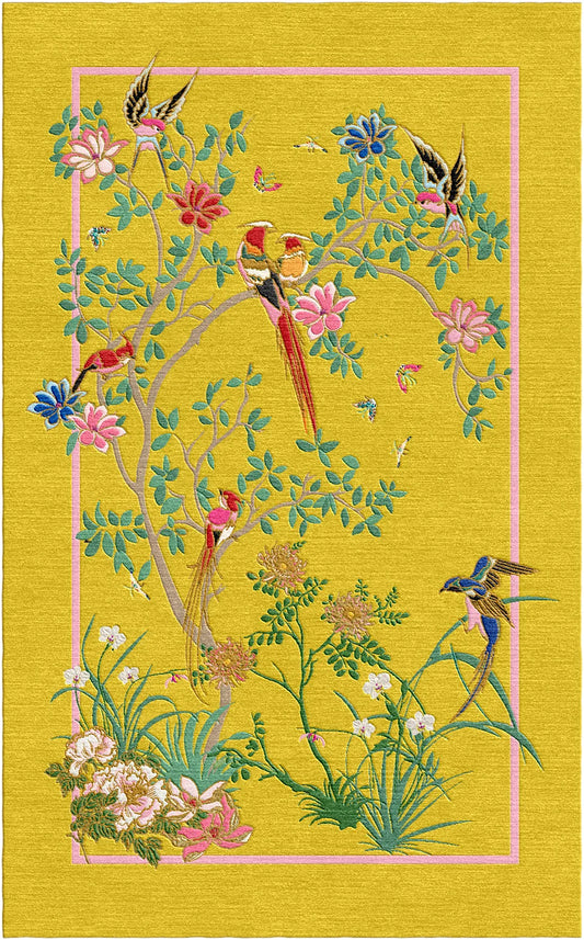 Wendy Morrison Rug - Birdsong Yellow