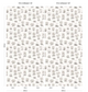 Patterned wallpaper roll with measurements on a white background