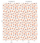 Patterned wallpaper roll with small animal design on a white background