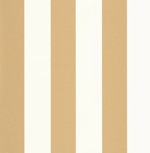 Vertical stripes in warm beige and white with a subtle textured finish.