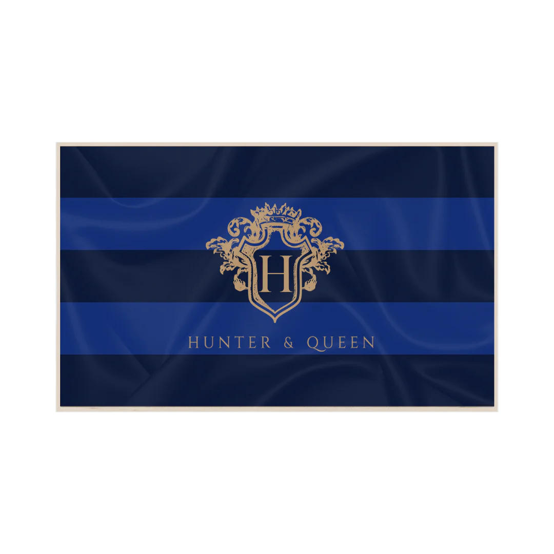 navy and black striped picnic blanket
