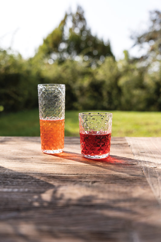 Veneziano Mixology Shot Glass  and Whisky Tumbler by Zafferano