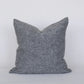 Gray pillow on a white background