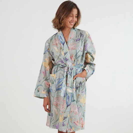 Botanical Kimono Robe