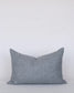 Gray pillow on a white background