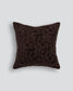 kantara chocolate 
cushion with jacquard pattern