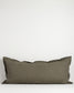olive pillow on a white background