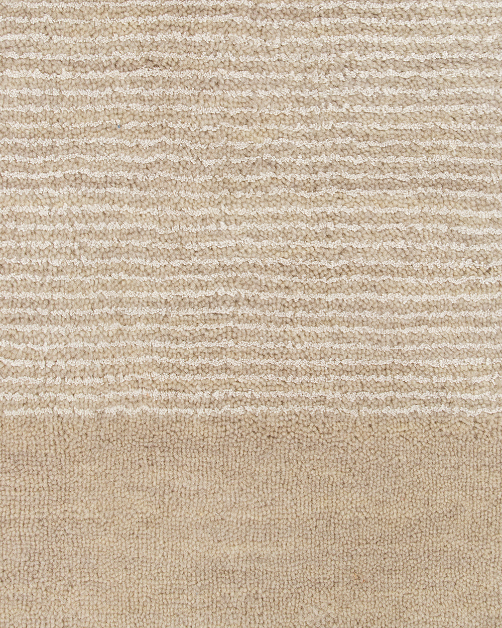 Beige textured fabric rug