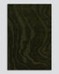 Dark green textured rug on a light gray background