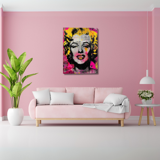 Marilyn Monroe Vibrant Pop Art
