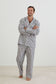 Oliver Men's Classic Cotton Linen Pyjama Set