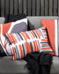 Painted Stripe Outdoor Cushion