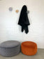 Peluche Round Velvet Ottoman