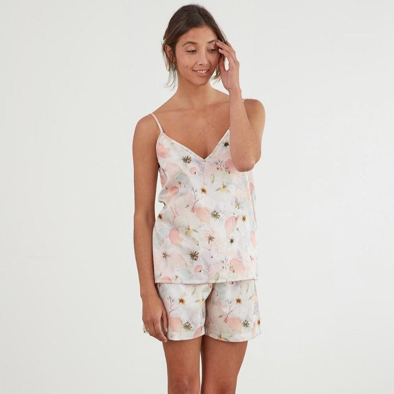 Petals Short Camisole Summer Pyjamas – My Sanctuary NZ & AU