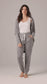 Piper Pant Grey Marl - Merino Loungewear
