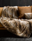 Luxury Imitation Fur Cushion - Sable